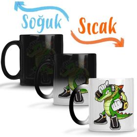 Gator Timsah Sihirli Porselen Kupa
