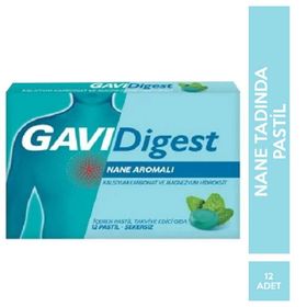 Gavidigest Nane Aromalı Şekersiz 12 Pastil