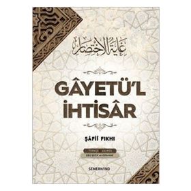 Gayetü'l İhtisar Ebu Şüca El-isfahani-Semerkand Yayınları