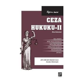 Gazi Kitabevi Ceza Hukuku II Özel Hükümler
