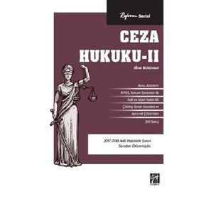 Gazi Kitabevi Ceza Hukuku II Özel Hükümler