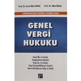 Gazi Kitabevi Fevzi Rifat Ortaç-Hilmi Ünsal Genel Vergi Hukuku