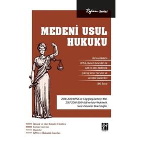 Gazi Kitabevi - Reform Serisi Medeni Usul Hukuku