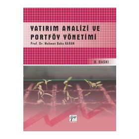 Gazi Kitabevi Yatırım Analizi ve Portföy Yönetimi