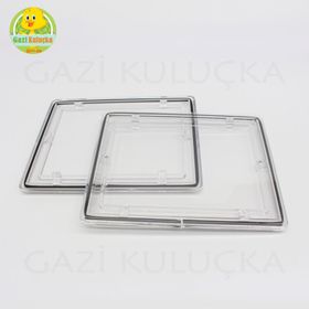 Gazi Kuluçka Kare Gözetleme Camı Plastik Hava Engelleyici