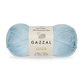 Gazzal 2473 Açık Mavi 50 gr Giza El Örgü İpi