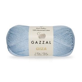 Gazzal 2474 Açık Mavi 50 gr Giza El Örgü İpi