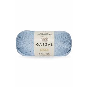 Gazzal 2474 Açık Mavi 50 gr Giza El Örgü İpi