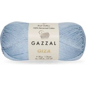 Gazzal 2474 Açık Mavi 50 gr Giza El Örgü İpi