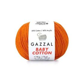 Gazzal 3411 Açık Pembe Baby Cotton El Örgü İpi