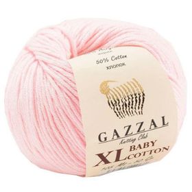 Gazzal 3411 Açık Pembe Baby Cotton El Örgü İpi