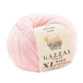 Gazzal 3411 Açık Pembe Baby Cotton Xl El Örgü Ipi