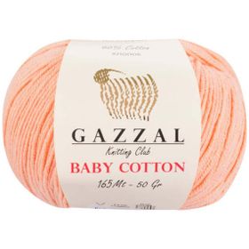 Gazzal 3412 Baby Cotton 25 gr 3'lü El Örgü İpi
