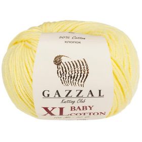 Gazzal 3413 Sarı Baby Cotton Xl El Örgü İpi