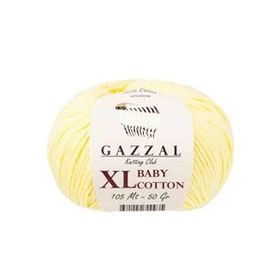Gazzal 3413 Sarı Baby Cotton Xl El Örgü İpi