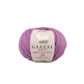 Gazzal 3414 Lila Baby Cotton 25 El Örgü İpi