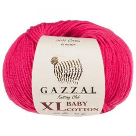 Gazzal 3415 Baby Cotton Xl El Örgü İpi Fuşya