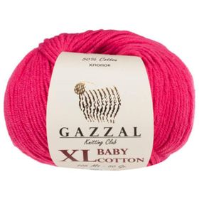 Gazzal 3415 Baby Cotton Xl El Örgü İpi Fuşya