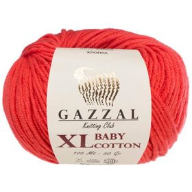 Gazzal 3418 Kırmızı Baby Cotton Xl El Örgü Ipi