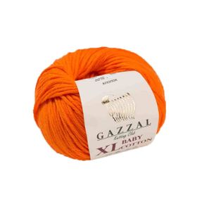 Gazzal 3419 Turuncu Baby Cotton Xl El Örgü Ipi
