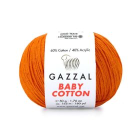 Gazzal 3419 Turuncu Baby Cotton Xl El Örgü Ipi