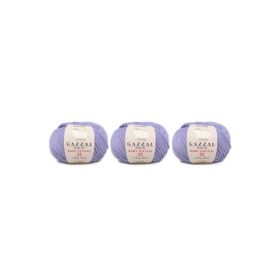 Gazzal 3420 Baby Cotton 25 gr 3'lü El Örgü İpi