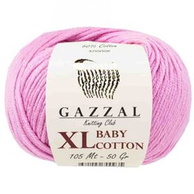 Gazzal 3422 Pembe Baby Cotton Xl El Örgü İpi