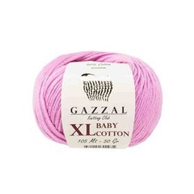 Gazzal 3422 Pembe Baby Cotton Xl El Örgü İpi