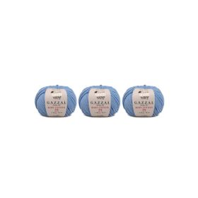 Gazzal 3423 Baby Cotton 25 gr 3'lü El Örgü İpi