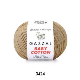 Gazzal 3424 50 gr Baby Cotton El Örgü İpi