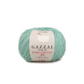Gazzal 3425 Su Yeşili Baby Cotton El Örgü Ipi