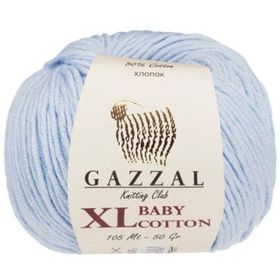 Gazzal 3429 Bebe Mavi Baby Cotton Xl El Örgü Ipi