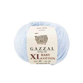 Gazzal 3429 Bebe Mavi Baby Cotton Xl El Örgü Ipi