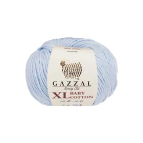 Gazzal 3429 Bebe Mavi Baby Cotton Xl El Örgü Ipi