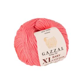 Gazzal 3435 Pembe Baby Cotton Xl El Örgü Ipi