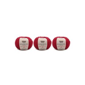 Gazzal 3439 Baby Cotton 25 gr 3'lü El Örgü İpi