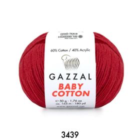 Gazzal 3439 Kırmızı Baby Cotton El Örgü İpi