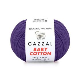 Gazzal 3440 50 gr Baby Cotton El Örgü İpi
