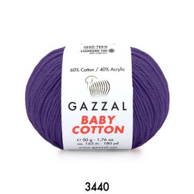 Gazzal 3440 50 gr Baby Cotton El Örgü İpi