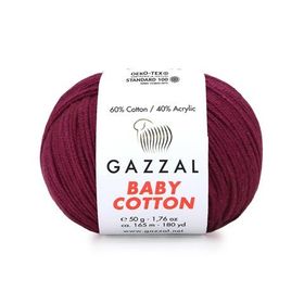 Gazzal 3442 50 gr Baby Cotton El Örgü İpi
