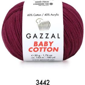 Gazzal 3442 50 gr Baby Cotton El Örgü İpi