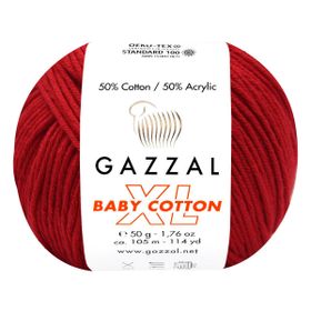 Gazzal 3443 Kırmızı Baby Cotton El Örgü Ipi