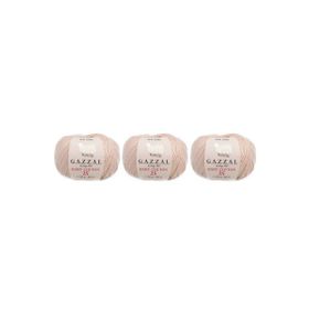 Gazzal 3445 Baby Cotton 25 gr 3'lü El Örgü İpi