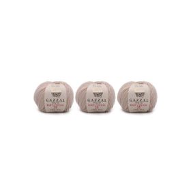 Gazzal 3446 Baby Cotton 25 gr 3'lü El Örgü İpi