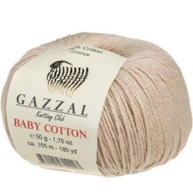 Gazzal 3446 Baby Cotton 25 gr 3'lü El Örgü İpi