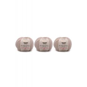 Gazzal 3446 Baby Cotton 25 gr 3'lü El Örgü İpi