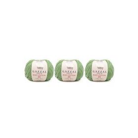 Gazzal 3448 Baby Cotton 25 gr 3'lü El Örgü İpi