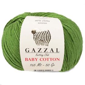 Gazzal 3449 Yeşil Baby Cotton El Örgü Ipi