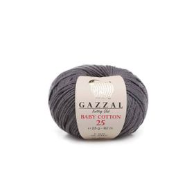 Gazzal 3450 Füme Baby Cotton 25 El Örgü İpi