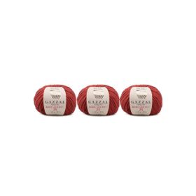 Gazzal 3453 Baby Cotton 25 gr 3'lü El Örgü İpi